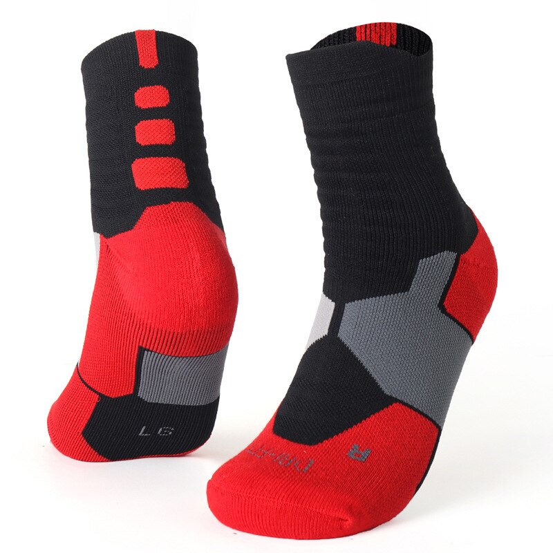 neue neue Unisex Radfahren Socken Männer Outdoor-Mount Sport Abgrifffeste Bike Schuhe Für Rennrad Socken Lauf Basketball: red