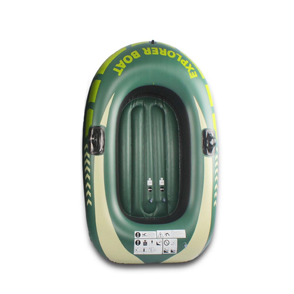 Inflatable Kayak Boat Canoe Wear-resistant Fishing Boat With Double Valve For Adults Fishing Kayak For Fishing Outdoor Rafting: 150cm for 1 person