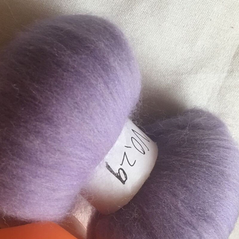 WFPFBEC 70 s Australië GEKAMD 100% WOL fiber merino diy wol voor neddles vilten 50g 100g NR 29