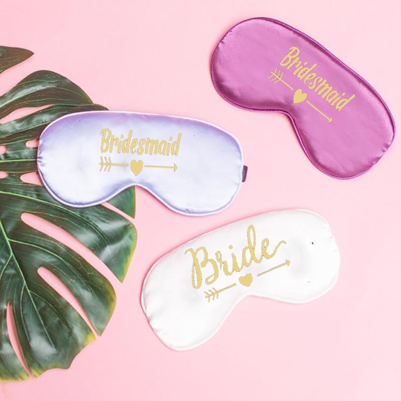 Team Bride tribe Sleep Mask Bridesmaid Proposal Bachelorette hen Party Wedding engagement bridal shower decoration Favor