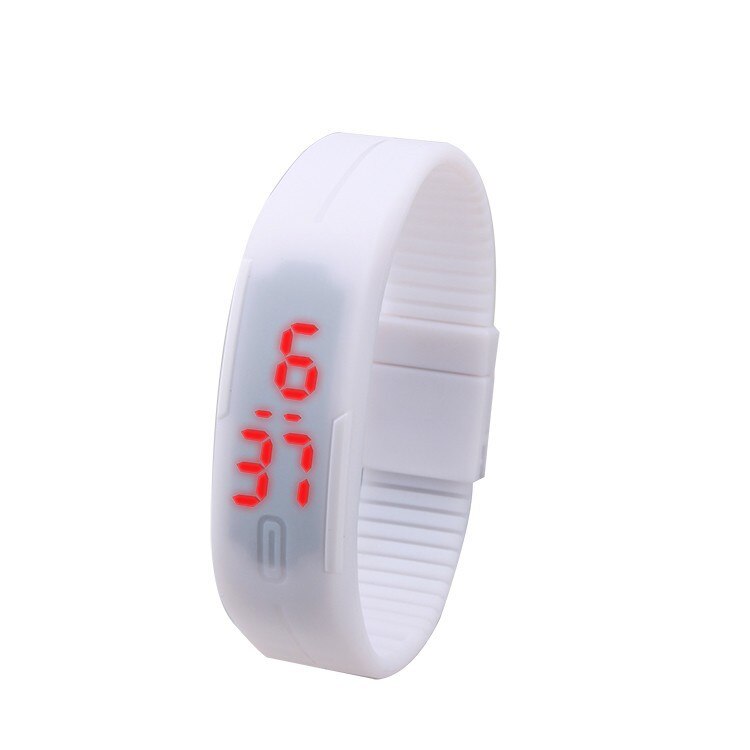 Led digital sport børne ur slik farve børn børn ure fødselsdag til drenge piger ur gummi led børn ure