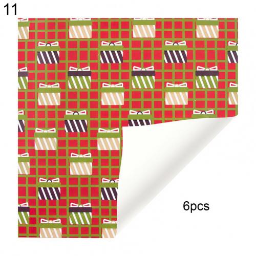 Bibułka prezentowa drukowane papiery rzemieślnicze kolorowy świąteczny doskonały papier pakowy w jasnym kolorze: 11