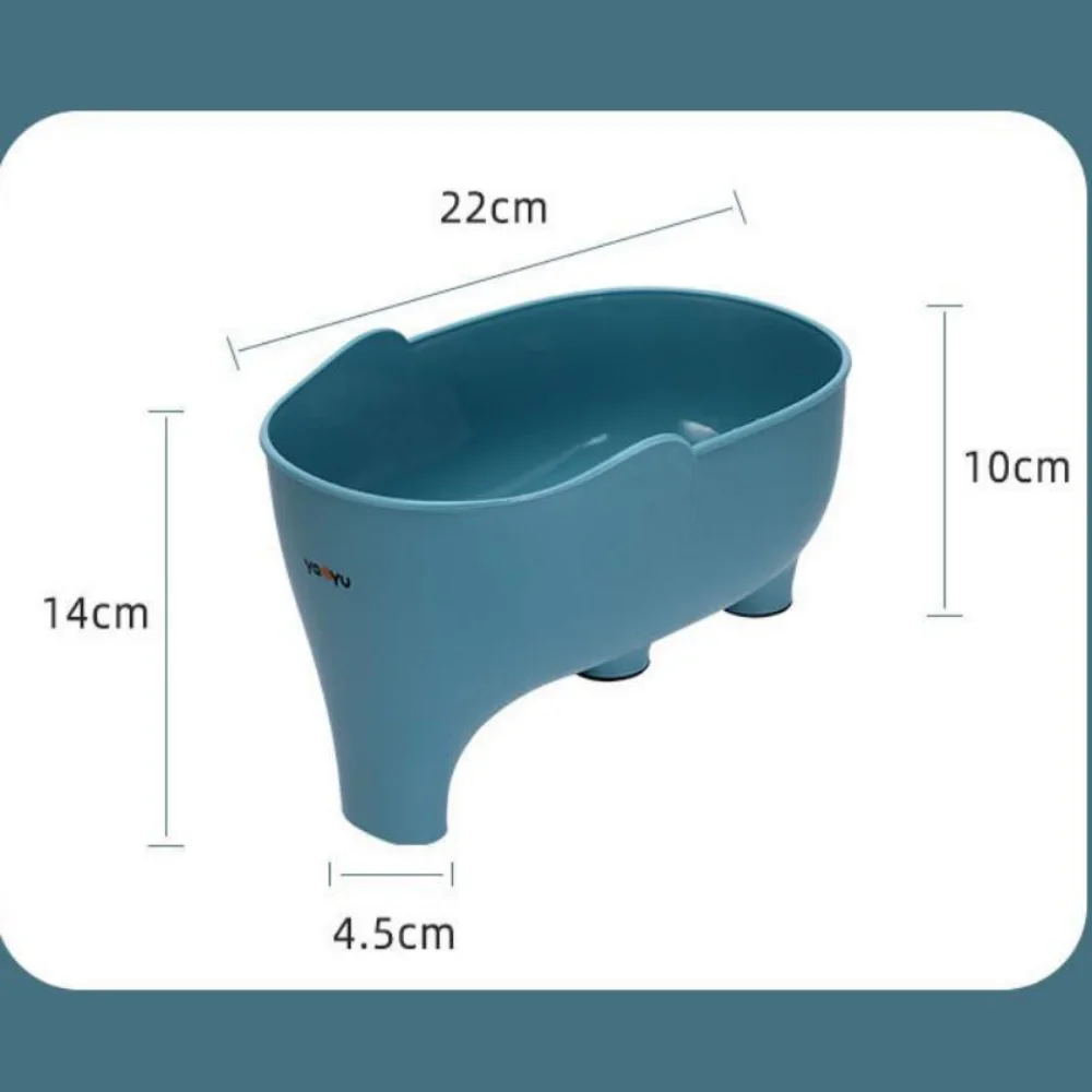 Colador de fregadero con elefante esculpido, escurridor de sobras, cesta de lavado de frutas y verduras, escurridor colgante, accesorios de cocina
