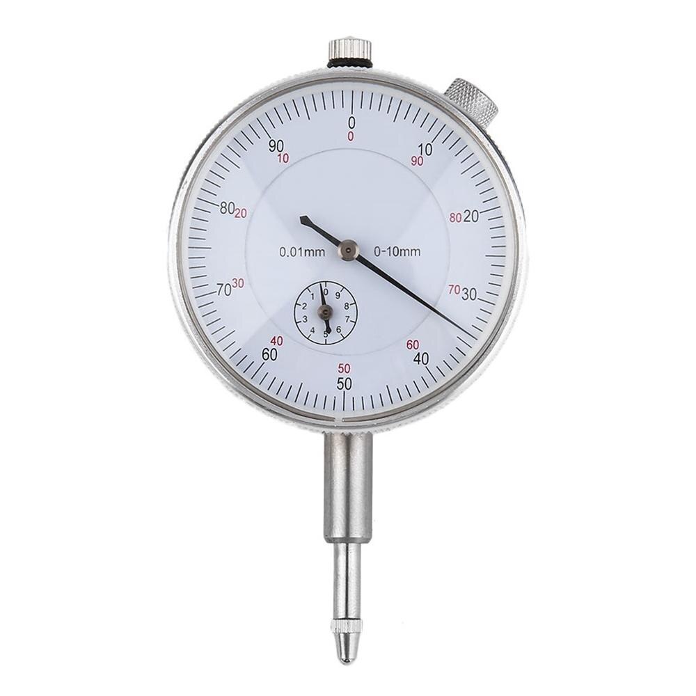Precision 0.01mm Dial Indicator Gauge 0-10mm Meter Precise 0.01mm Resolution Indicator Gauge mesure instrument Tool dial gauge
