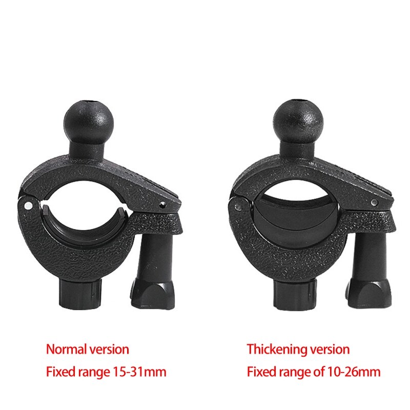 17Mm Balhoofd Adapter Ballhead Clamp Mount Motorfiets Gps Navigator Fiets Stuur Clip Houder Quick 85DD