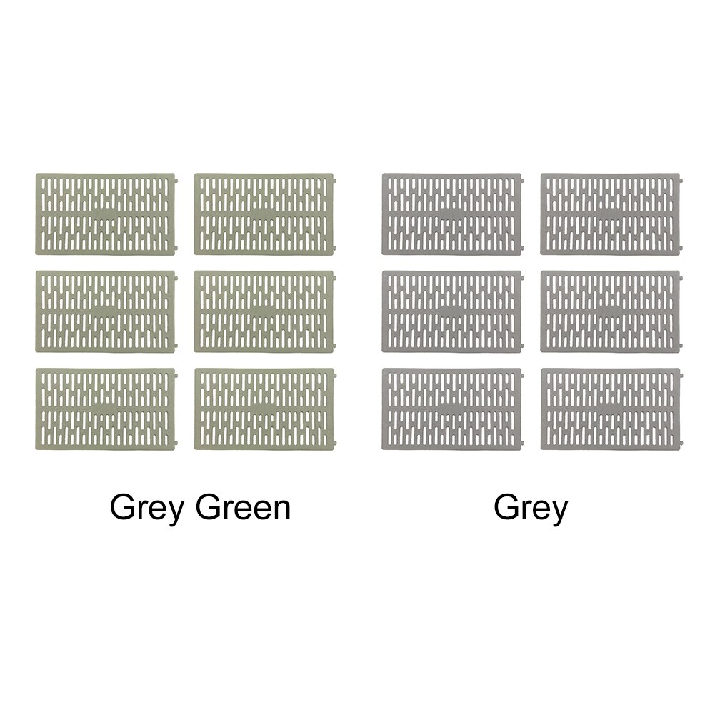 6pcs Durable Easy Install Prevent Damage Landscape Lamp Posts Tree Trunk Protector Garden Guard Plant Lawn Grey Indoor Outdoor