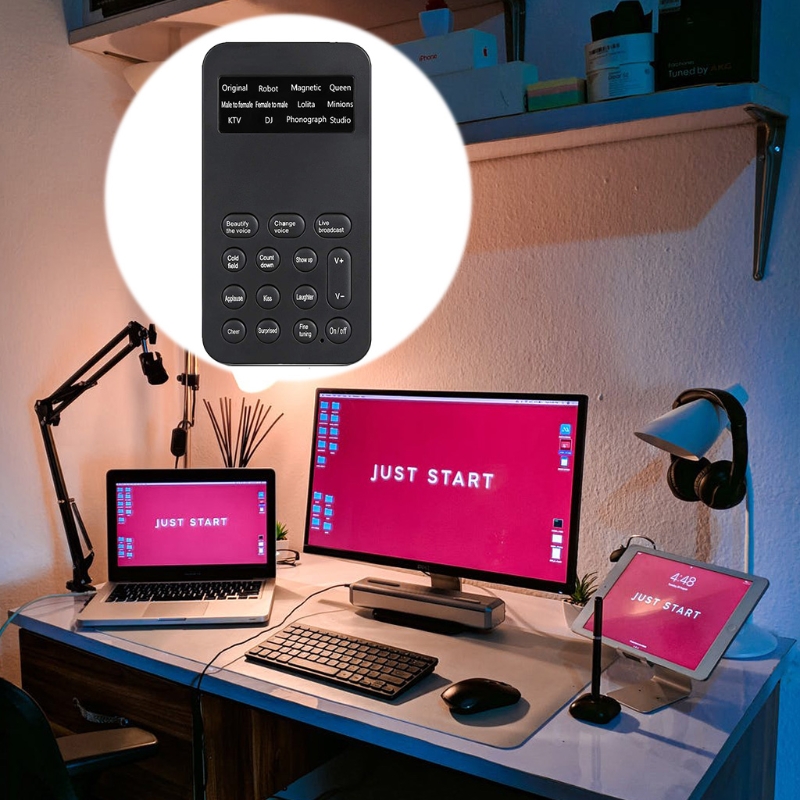 Voice Changer Sound Effects Machine for PS4/Switch/Phone/Computer