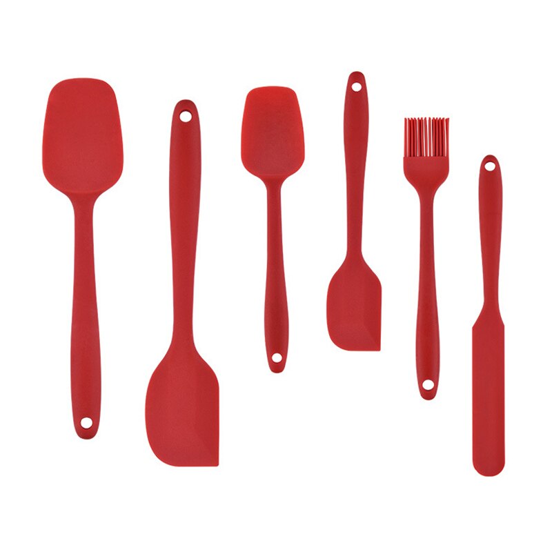 Utensílios de cozinha 6 peças loja suprimentos de cozinha resistente ao calor cozinhar espátula ferramentas doces bolo pão fazendo ferramentas acessórios