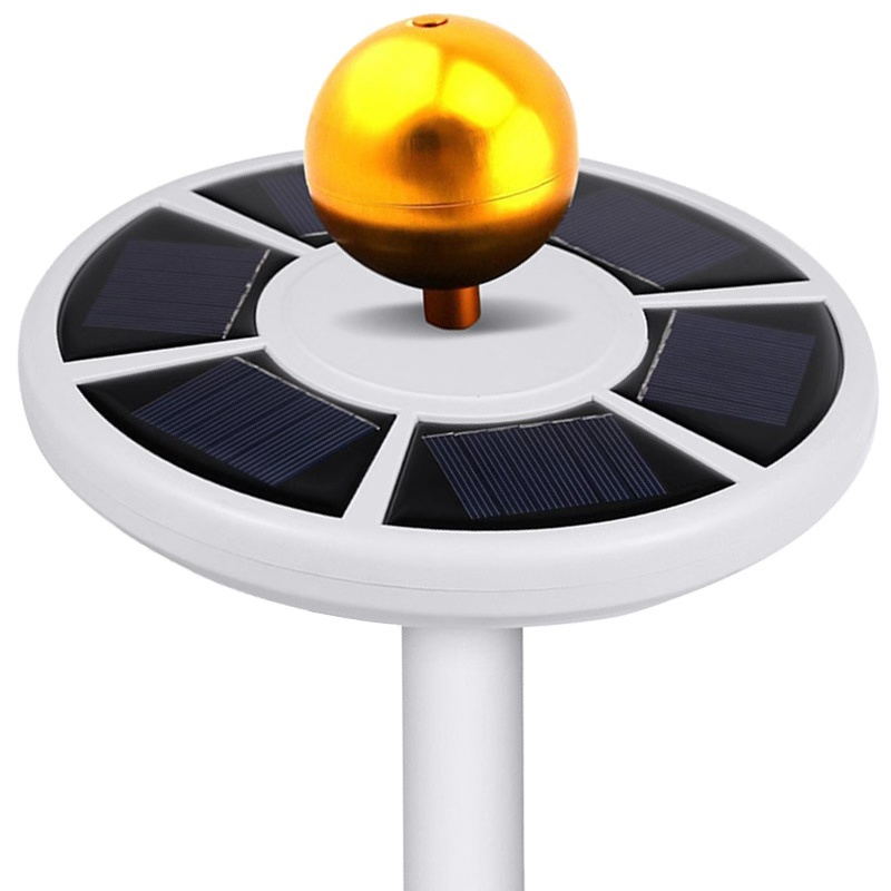 Solar outdoor lamp flag lamp flagpole LED lamp courtyard wall lamp solar landscape street lamp