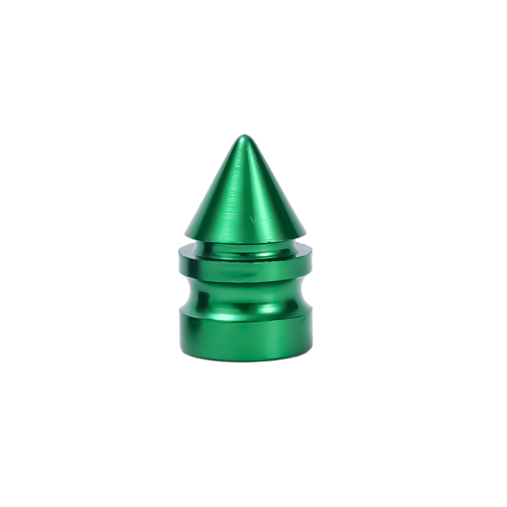 Car Tire Valve Caps Aluminum Alloy Tapered Dust Proof Covers for Auto Motorcycles Bike Tyre Valve Cap Accessories: Gold