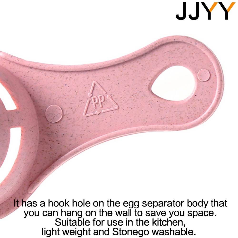 JJYY cocina huevo blanco DIY separador titular tamiz divertido divisor Stonego herramienta de cocina accesorios para hornear