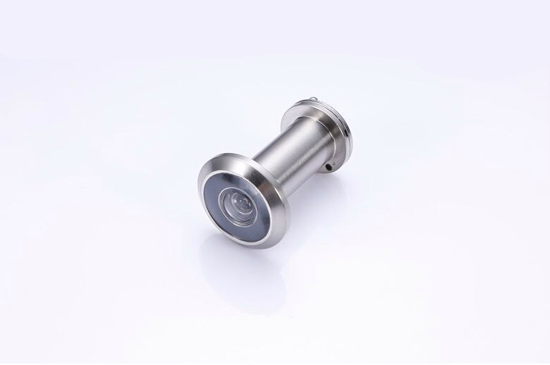 200 Graden Groothoek Kijkgaatje Deur Kijker Deur Spyphole View Verchroomd Voor Meubels Hardware: Brushed