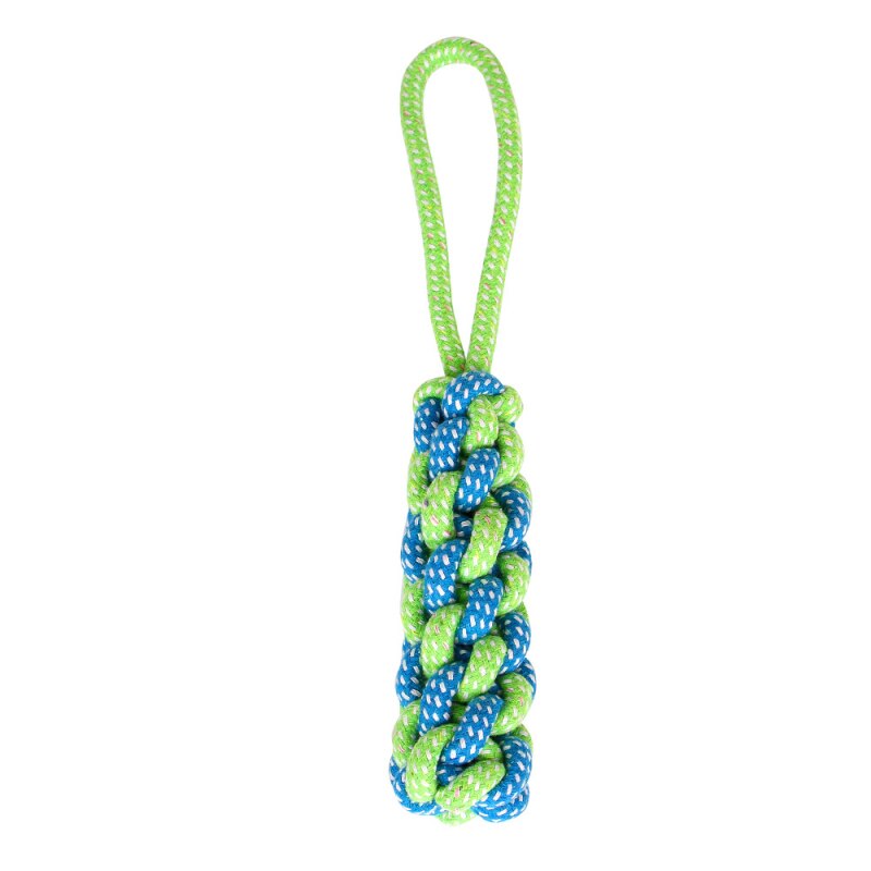 Pet Supplies Dog Cotton String Toys Teeth Grinding Teeth Cleaning Colorful Dog Bite String Knot