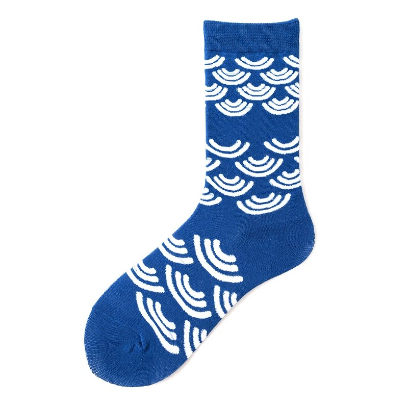 Kerstcadeau Kleurrijke Sokken Korte Grappige Katoenen Sokken Skate Harajuku Sokken Printing Warm Sok S: E