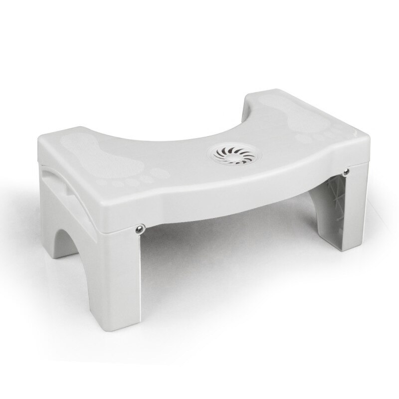 Tabouret De Toilette Enfant - Marchepied Antidérapant 35x25x15 Cm - PP - Bleu/Rose/Gris - Aide à La Propreté