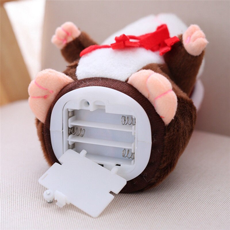 Brutale hamster kerst baby kinderen blik pratend speelgoed