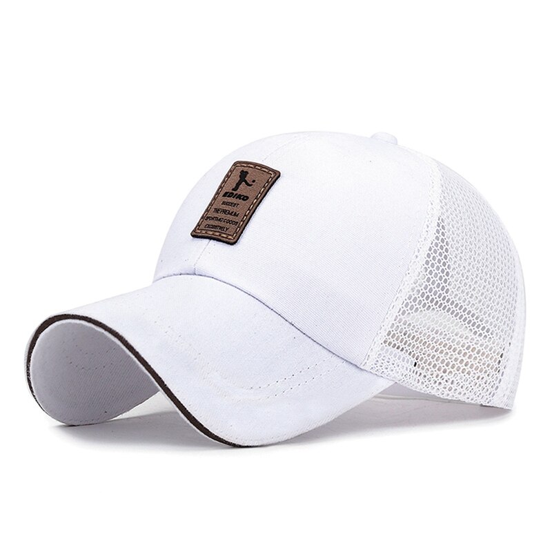 Sommer Gittergewebe-Baseball Kappe Frauen Männer UV Schutz draussen Reiten Angeln Tennis Golf Kappen Panama Sport Hütte: WT