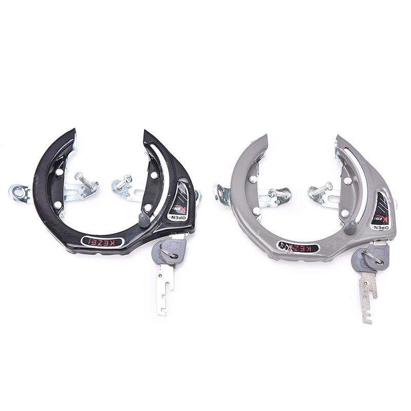 1Pcs Anti-Diefstal Slot Delen Bike Mtb Fiets Locksgrey Zwart Fietsslot Algemene Fiets Hoefijzer Klauwen