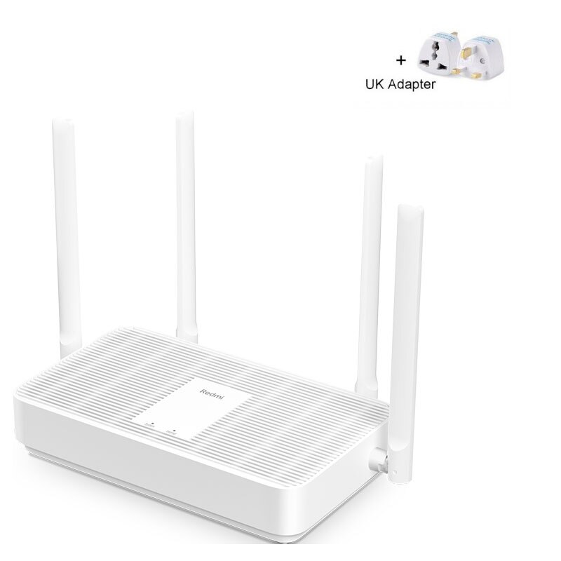 Xiaomi-routeur double bande Redmi AX5 wi-fi 6 Mesh, /2.4 GHz, Gigabit, répéteur de signal sans fil, avec 4 antennes larges à Gain élevé, 5.0: Add UK adapter