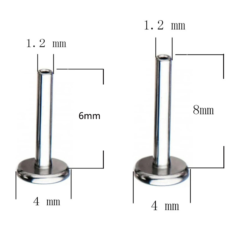 ASTM F136 Titanium Ear PIERC 5 Kite Shape CZ Paved Tops Labret Lip Ring Cartilage Tragus Earring Helix Body Piercing Jewelry