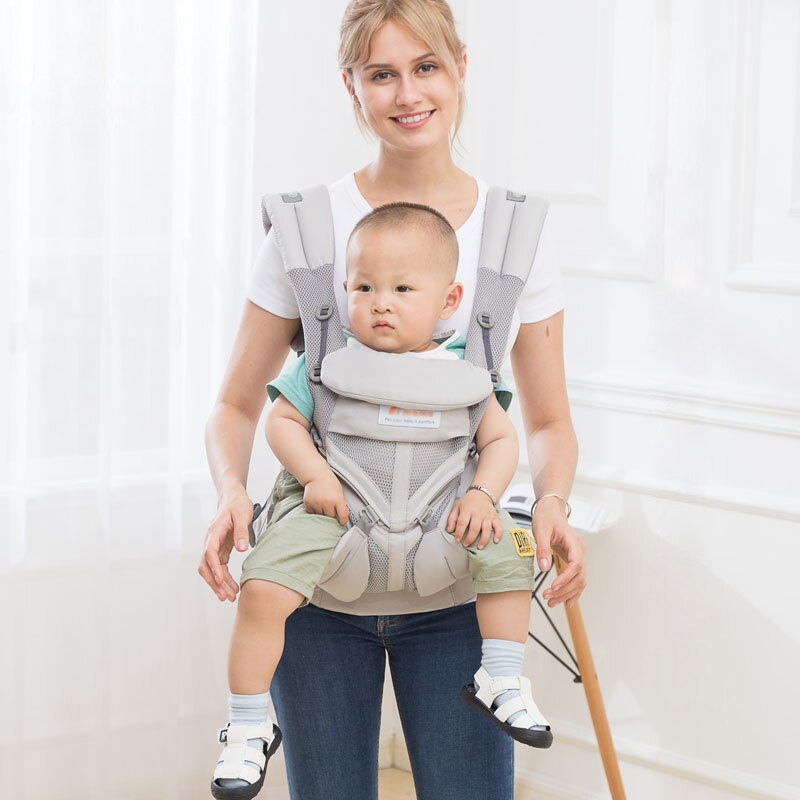 360 Adjustable At All Stages Ergonomic Baby Carrier Infant Hip Seat Carrier Sling Front Facing Backpacks for Baby Activity Gear