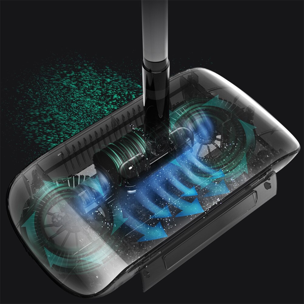 Automatic Hand Push Sweeper Magic Rotate Broom No Electric Household Cleaning Tool K888