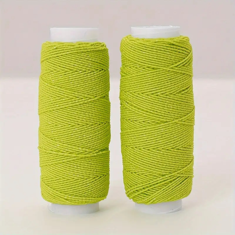 2pcs Colorful Elastic Thread Sewing Machine Bottom Line Elastic Thread Polyester Fine High Elastic Thread Color Rubber Band: Coffee