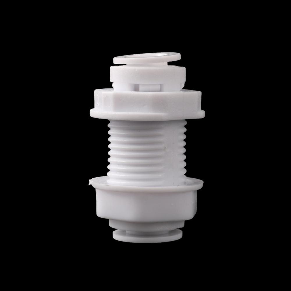 1/4 ” hurtigkobling skottkopling 6.35mm od rørvannkoblinger omvendt osmosesystem rett hurtigkobling 5 stk.