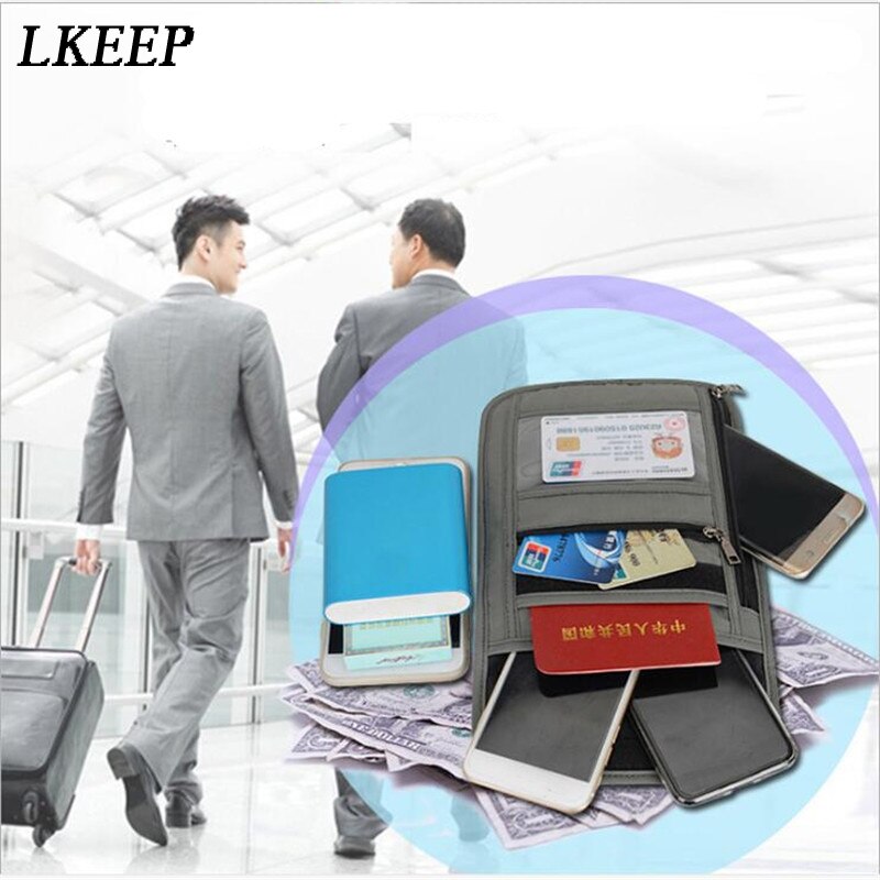 Reise Halfter Reisepass Tasche Multifunktions Dokument Paket Schutzhülle Brieftasche Tasche Für Männer Und Frauen Mini Umhängetasche