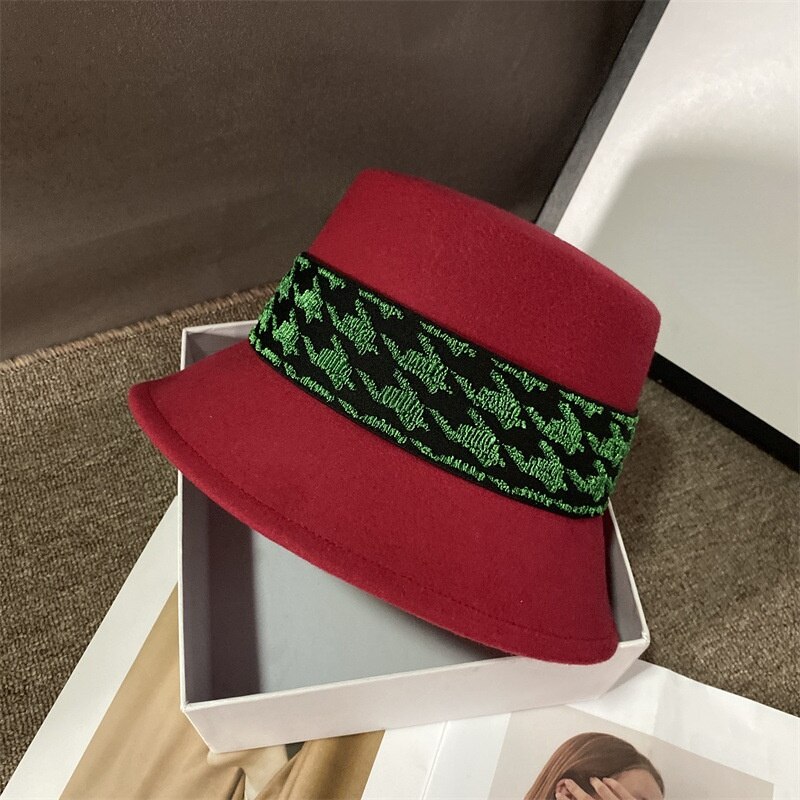 Chapeau en feutre 100% laine pour femmes, Cloche en laine, pour mères, automne et hiver