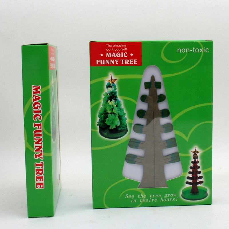 Faroot functionele magische groeiende boom speelgoed jongens meisje kristal plezier kerstmis schattige kerstsok vulling: 1