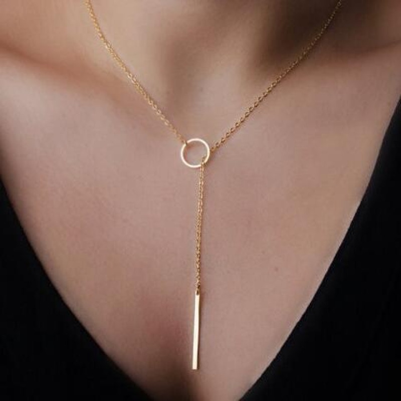 Nuova moda grande collana per le donne punk musica rock intrecciare oro argento colore grosso grosso blocco girocollo collane a catena gioielli per feste: Placcato in Platino