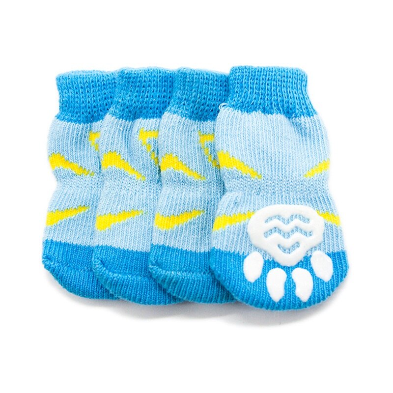 Pet Dog Stocking Cute Dogs Cotton Socks Pet Winter Warm Socks Dog Paw Protection Socks Pet Booties Supplies: A / S