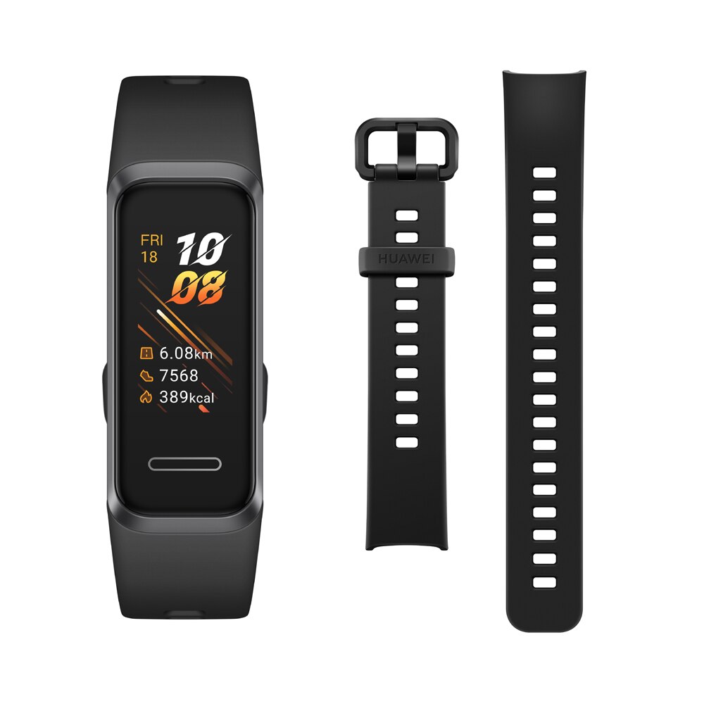 Alkuperäinen huawei band 4 älykello älykello sykemittari kellotaulut usb-liittimen lataus