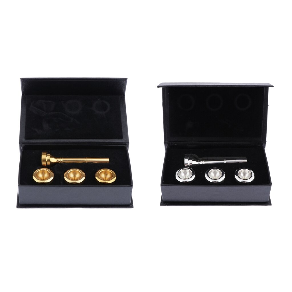 Trompette embouchure 7c 5c 3c 1.5c sertie de hauts plaqué or/argent Durable