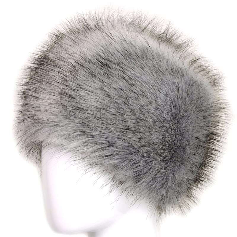 Women Fluff Hats Lady Cap Soft Winter Warm Faux Fur Beanies Ear Protect Cute Casual Hat Headgear Headdress