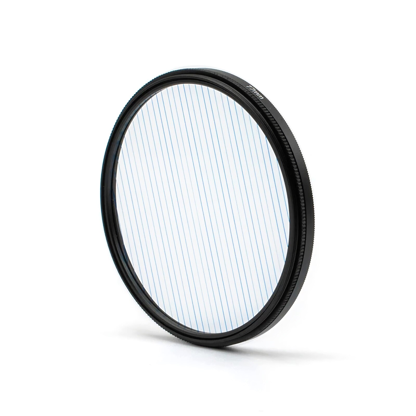 Filtro ótico anamorfo do vidro 77mm/82mm da câmera do alargamento dos efeitos especiais do filtro da lente da raia do arco-íris azul com anel de gerencio para dslr: Blue / 77mm