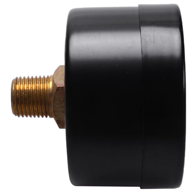Akozon Mini Manometer – 0-20 Bar/300 Psi, 40 Mm, 1/8 BSPT, Voor Brandstof, Lucht, Olie En Water