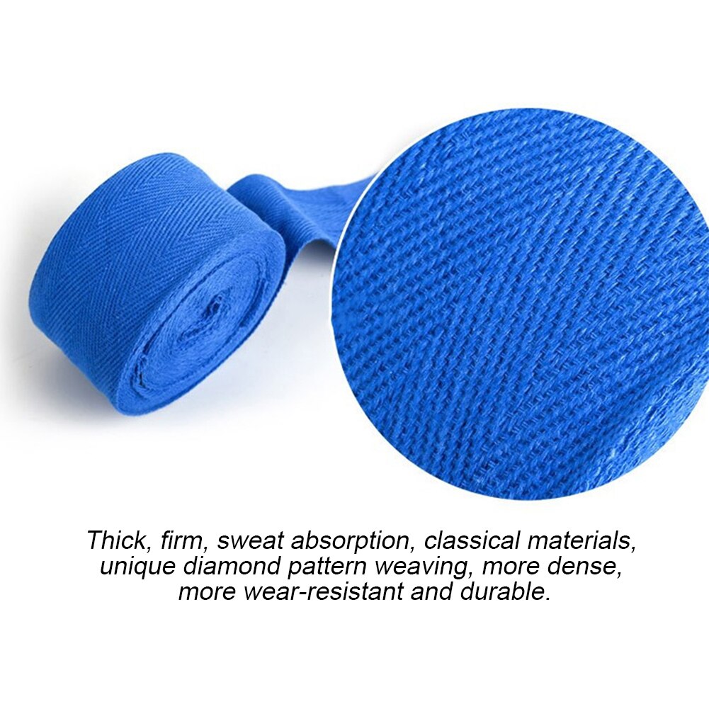 2.5m Flexible Boxing Bandage Crepe Stretch Sports Wrap Sweat Absorption Elastic First Aid Cohesive Tape Wrist