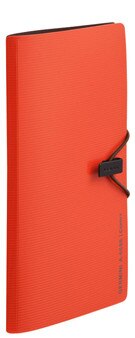 Comix Business Folder Manager Conference File Document Organizer Layout Clip Signature Agreement: orange