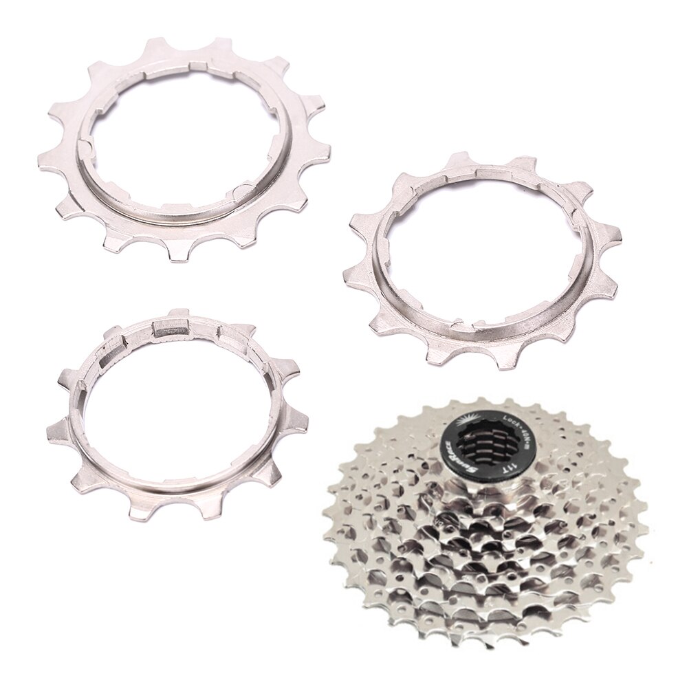 Fiets cassettes lockring, kettingras lockring cassette sluitring voor 7-11 Speed ​​Mountain MTB fiets reserveonderdeel (rood
