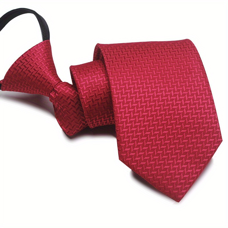 Easy Pull Polyester Lazy Tie1pc 7cm/2.75inch Convenient Tie Business Casual: Lavender