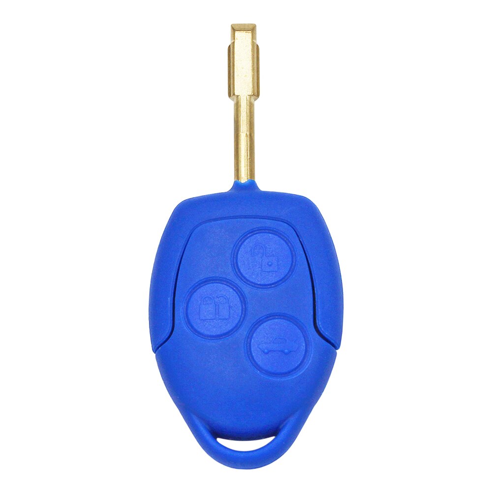 Clé télécommande à 3 boutons 433MHz ID63, puce électrique pour Ford Transit WM VM 2006 P/N: FO21 Blade: Blue Head