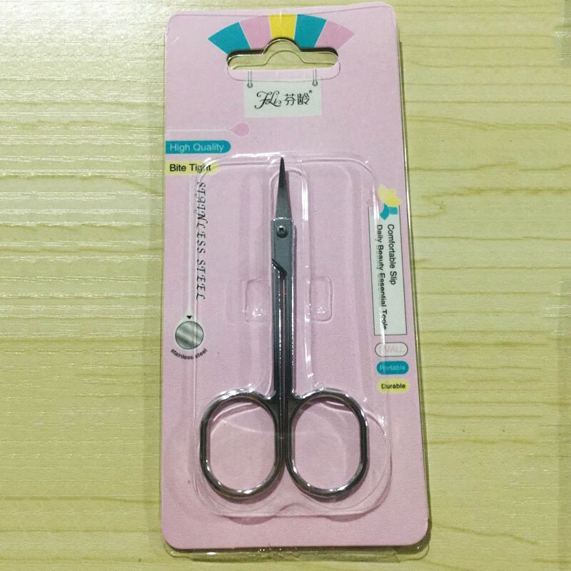 Makeup Stainless Steel Eyebrow Manicure Scissor Cutter Nail Tool Nose Hair Scissors Facial Trimming Tweezer