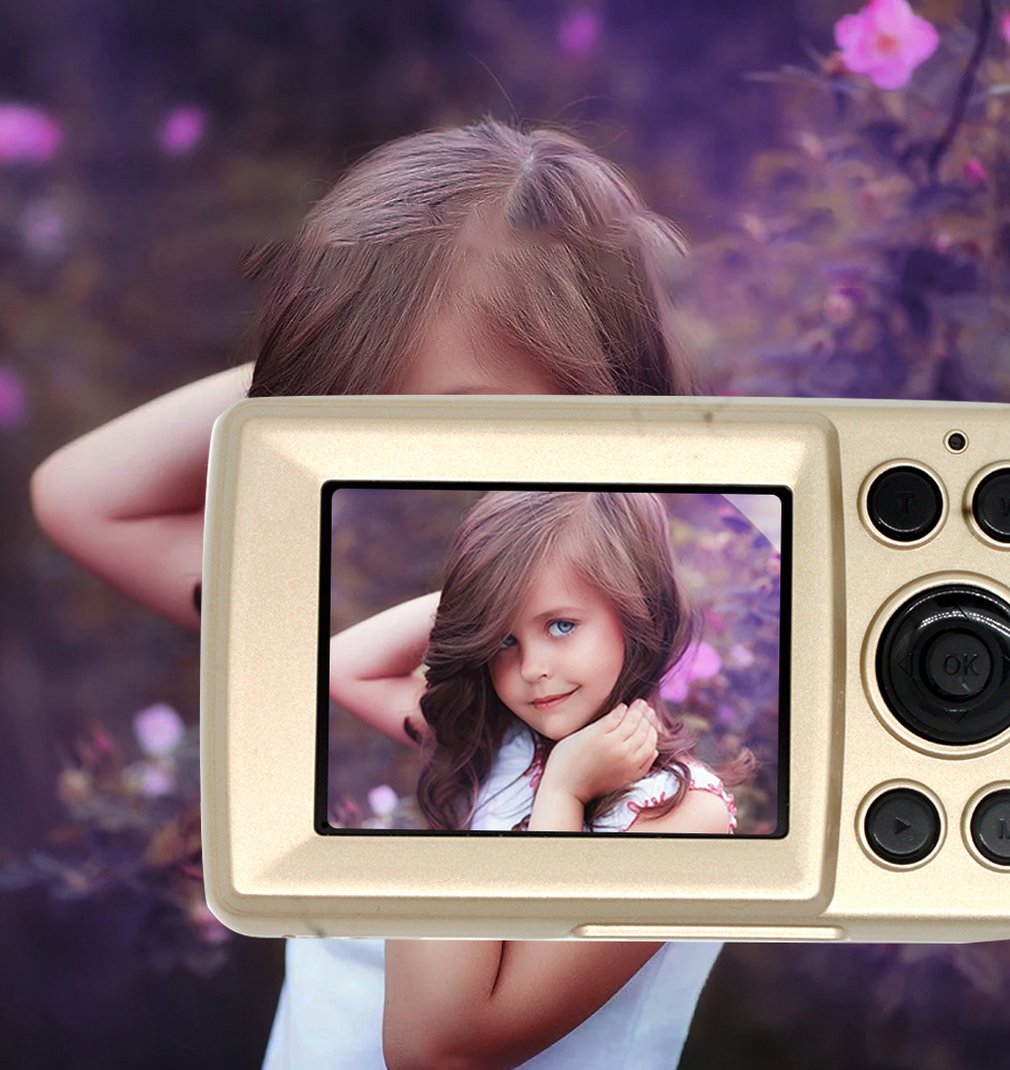 XJ03 Per Bambini Durevole Pratico 16 Milioni di Pixel di Casa Compatto Fotocamera Digitale Telecamere Portatili per I Bambini Delle Ragazze Dei Ragazzi Dello Schermo HD