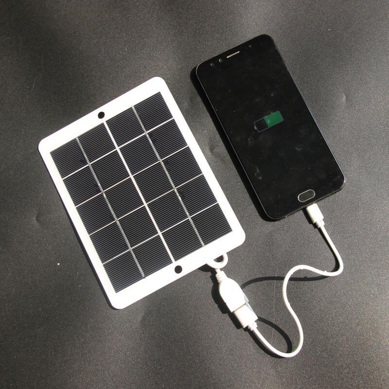 5W/6W/8W/10W Solar Panel Outdoor USB 5V Portable Mini Solar Charger Panel Climbing Fast Charger Travel Phone DIY Solar Charger