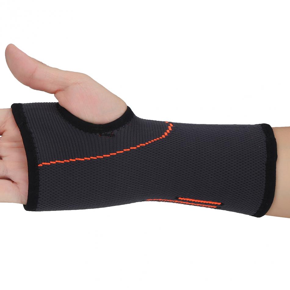 1pc Nylon Unisex Weight Lifting Wrist Support Gym Training Sports Wrist Protector Guard Wristband Sleeve Hand Injury Splint