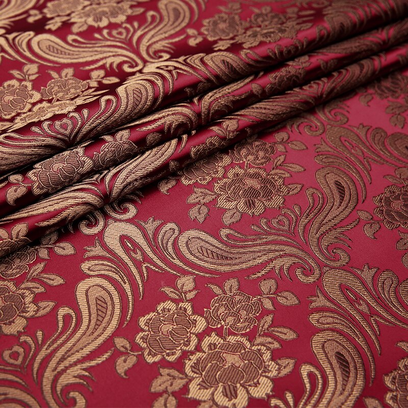 Sidentyg brokad jacquard klädsel för att sy cheongsam och kimono klänning av gör-det-själv-material