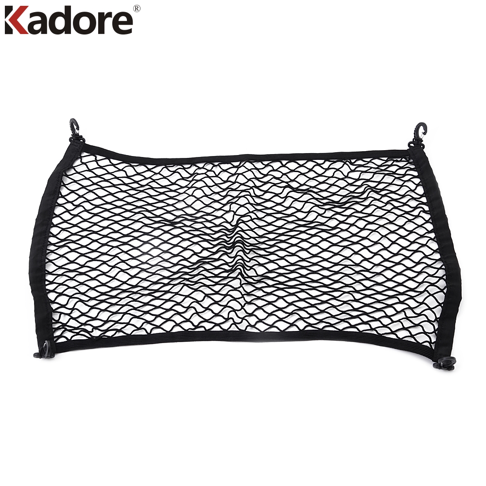 Voor Kia Sorento Auto Kofferbak Zwarte Bagage Parcel Netto Elastische Bagagenet 4 Haak Auto Styling