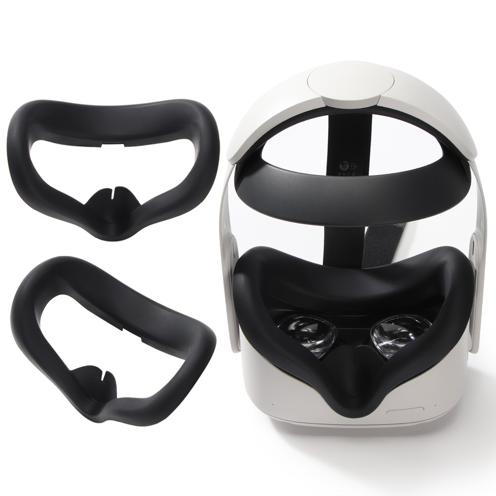 Juego de funda protectora para Oculus Quest 2 VR, carcasa para controlador táctil, con correa y agarre para Oculus Quest 2, accesorios